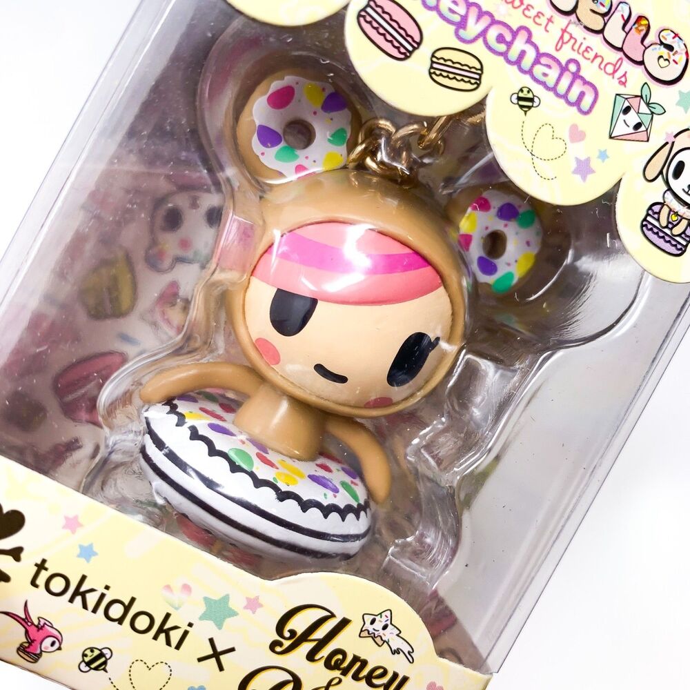 tokidoki x Honey & Butter Exclusive Donutella Collectible Keychain 2018, NIB - Picture 3 of 10